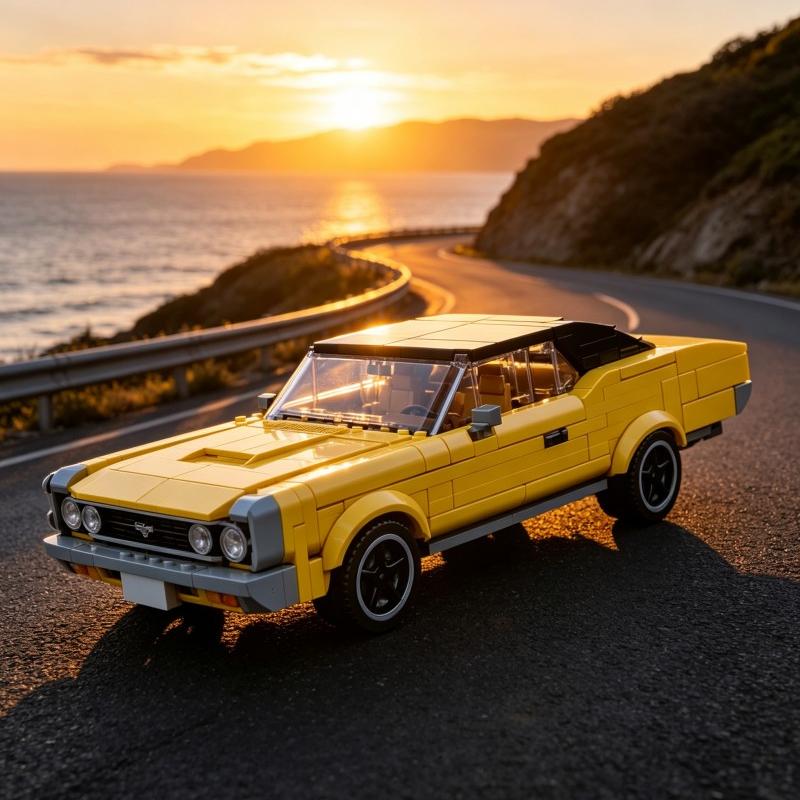 مجموعة مكعبات بناء سيارة عضلات - مراجعة Vintage Collectible Cars وسعره