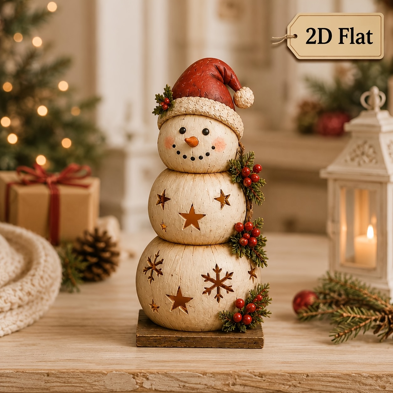 مجموعة من 6/3 قطع، تصاميم عشوا - مراجعة Vintage Collectible Santa وسعره