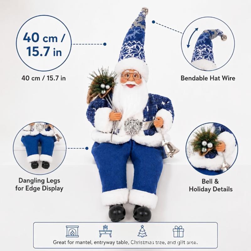 تمثال سانتا كلوز واقف مصنوع يد - مراجعة Vintage Collectible Santa وسعره
